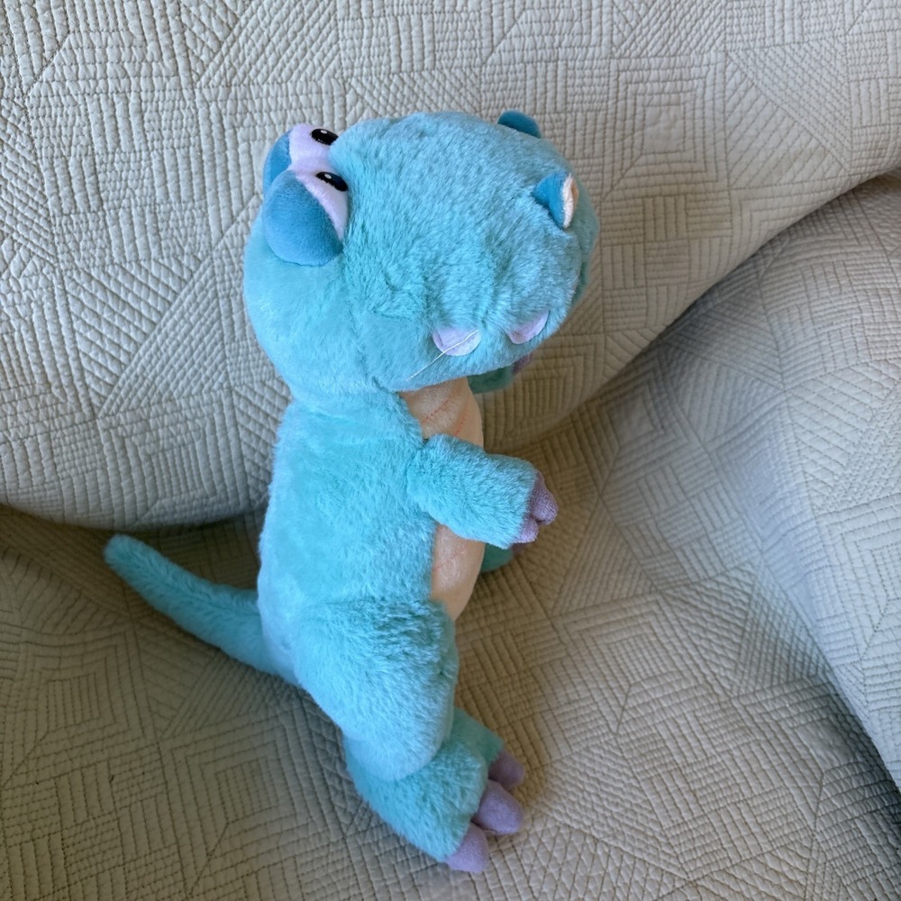 Glow Pals Dinosaur Plush Stuffed Animal Lights Dino Glowpals Aqua Tested & Works
